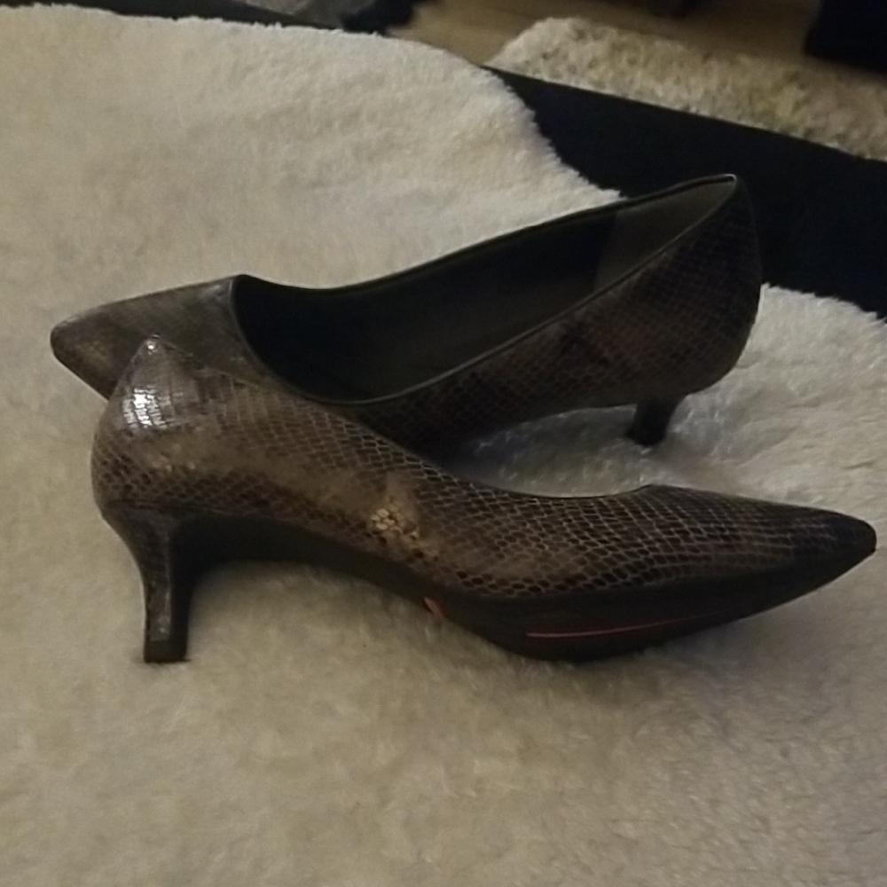 ROCKPORT Chic Snakeskin Patterned Heels, LIMITED TIME